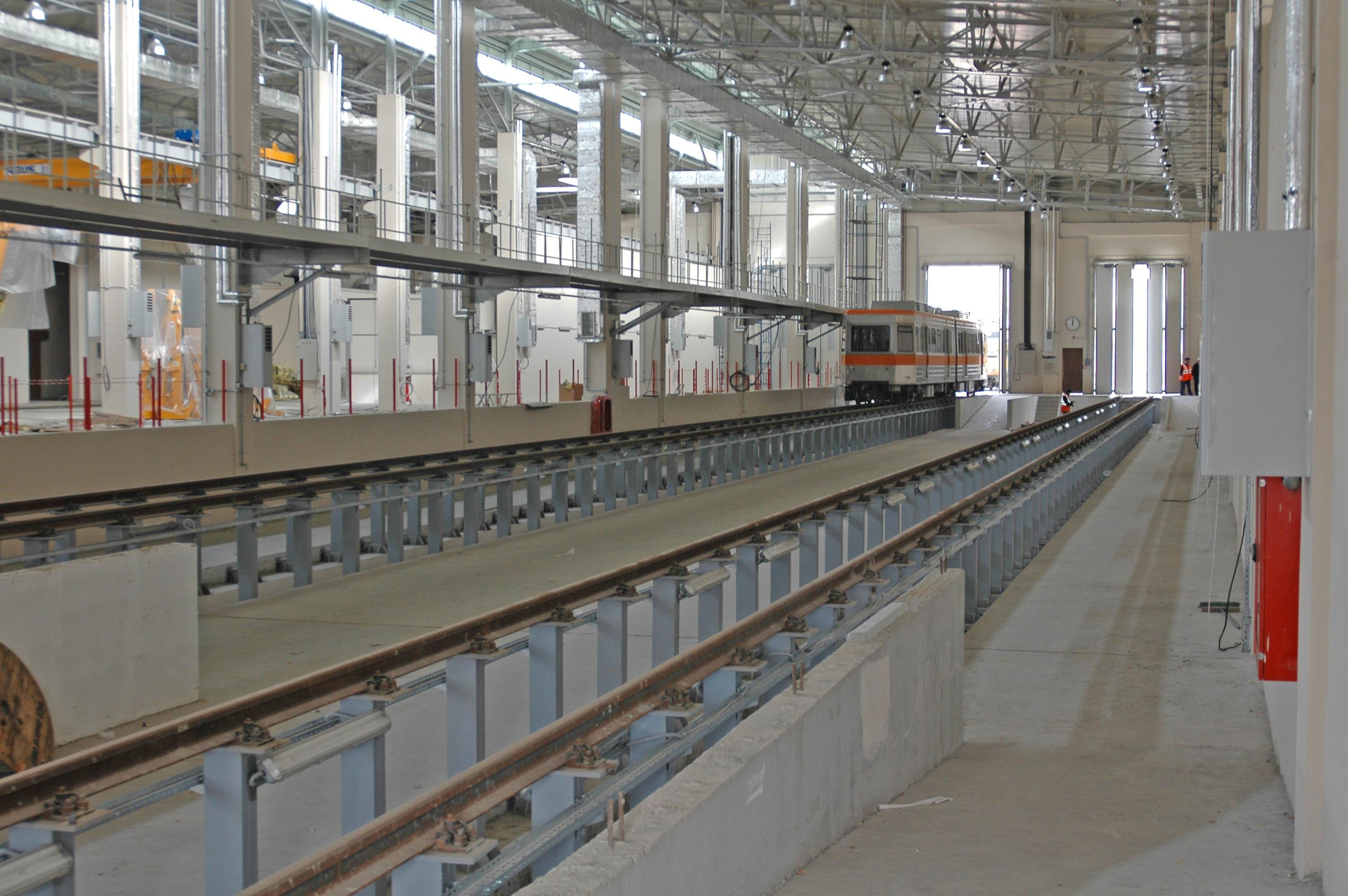 Adana Metrosu Bakım İstasyonu