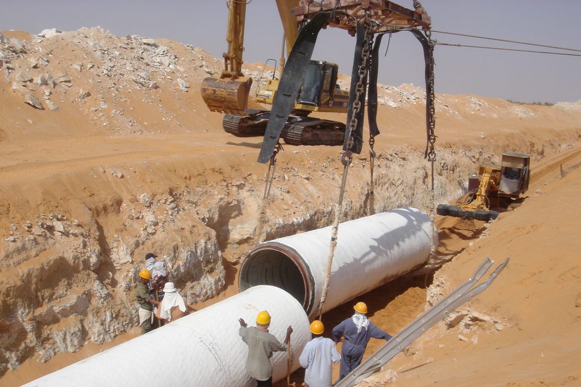 Libya Great Man-Made River Sulama Sistemi