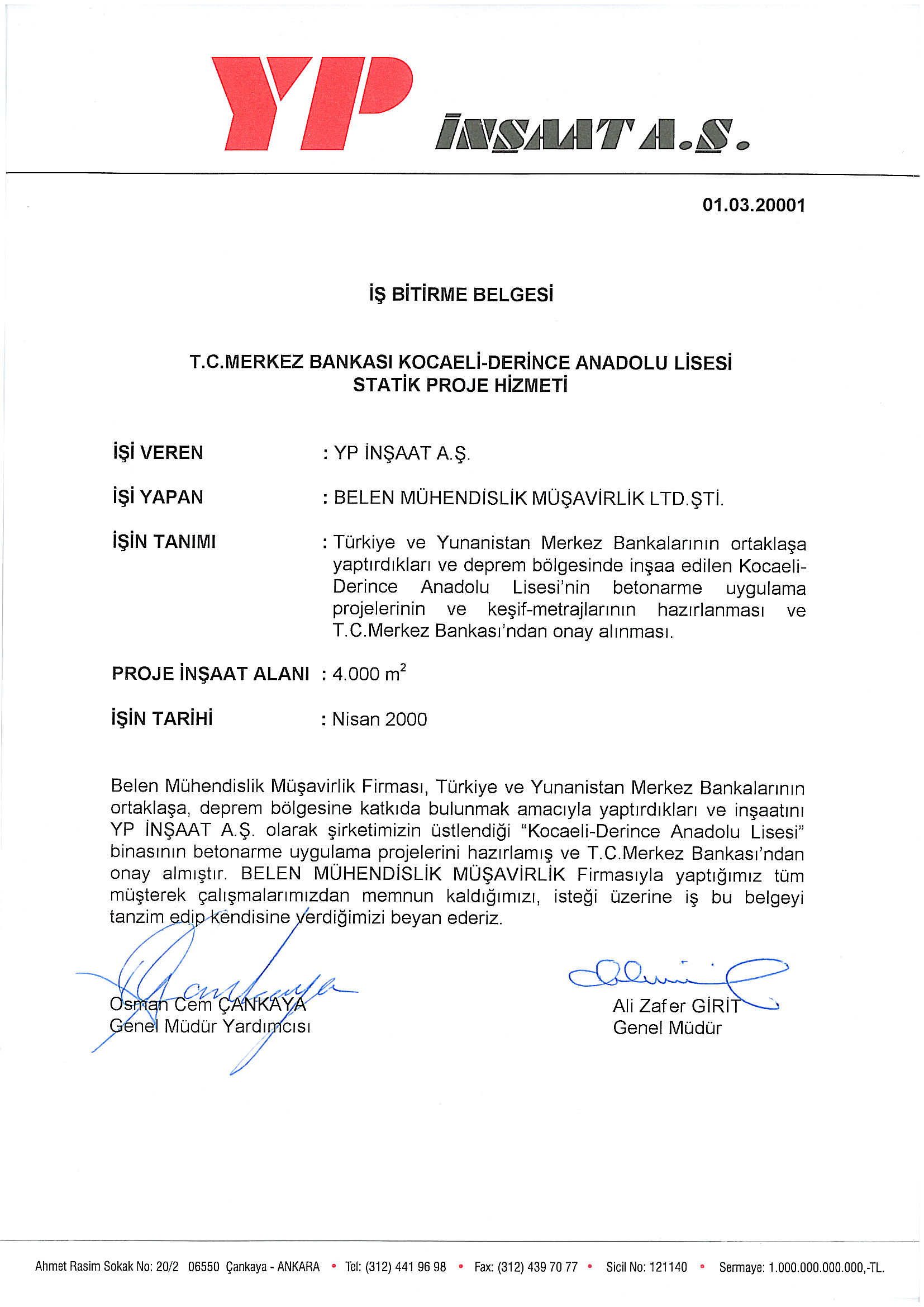 Yüksel Proje Kocaeli Derince